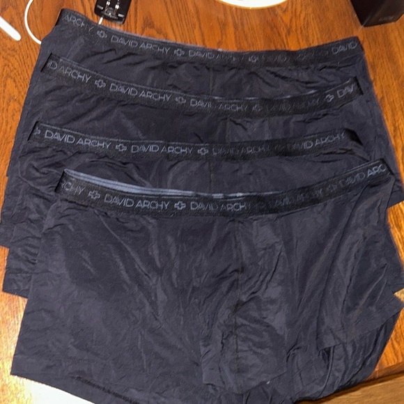 NWOT David Archy Ultra Soft Micro Modal Moisture Wicking Boxer Brief BLK XXL - Picture 5 of 6